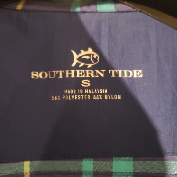 Southern Tide Check Pattern Button Down Shirt Sz Small - Picture 3 of 3